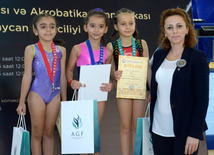 Bakıda qadın idman gimnastikası üzrə akrobatların çoxnövçülükdə yarışı başa çatıb. Azərbaycan, 4 dekabr 2015